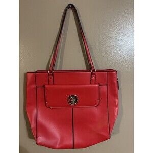 US Polo Assn Red Purse Shoulder Bag With Gold Accents Never Used